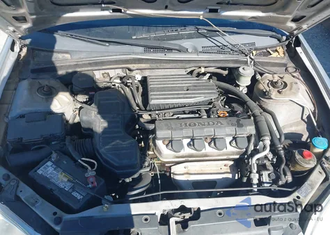 2001 Honda Civic Lx from USA, damaged, VIN 2HGES165X1H534419